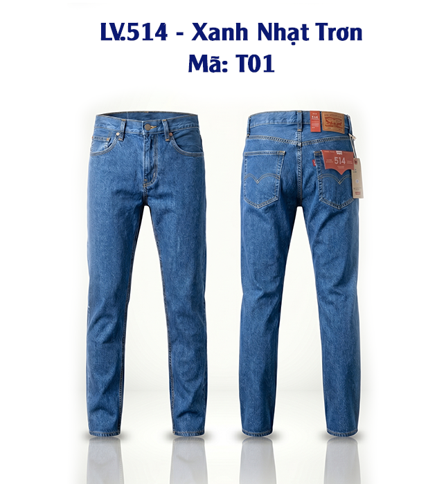 LV.514 Xanh Nhạt Trơn T01